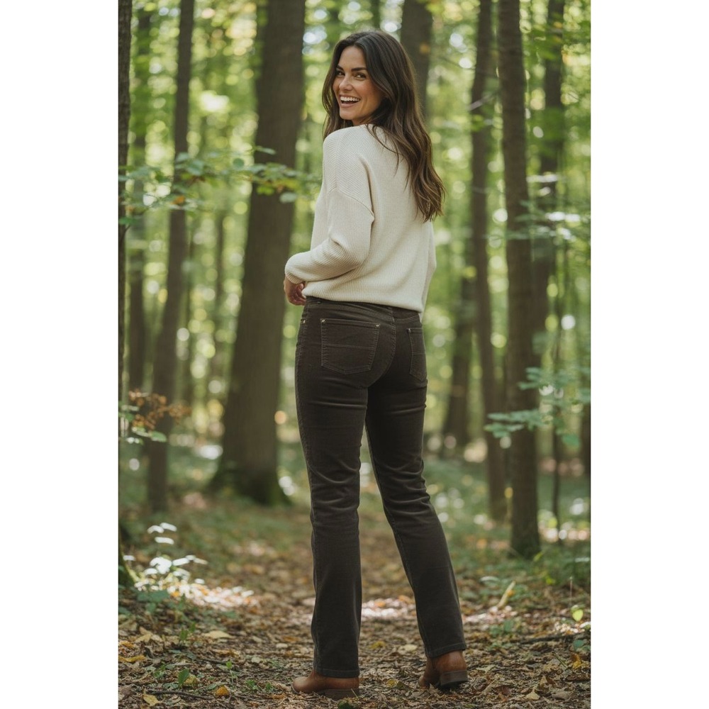 Polo Jeans Co‎ Ralph Lauren Women's Brown Corduroy Bootcut Pants Size 12x30